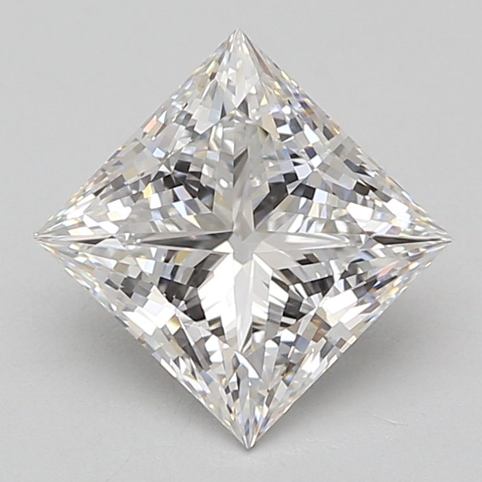 Lab Grown 2.96 Carat, E Colour, <br/>VS1 Clarity PRINCESS Diamond