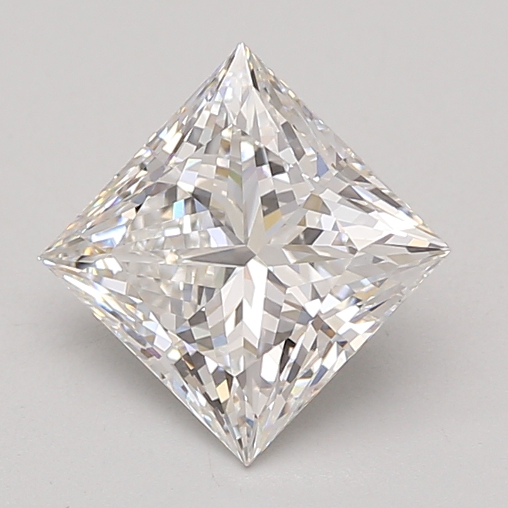 Lab Grown 2.77 Carat, E Colour, <br/>VS1 Clarity PRINCESS Diamond