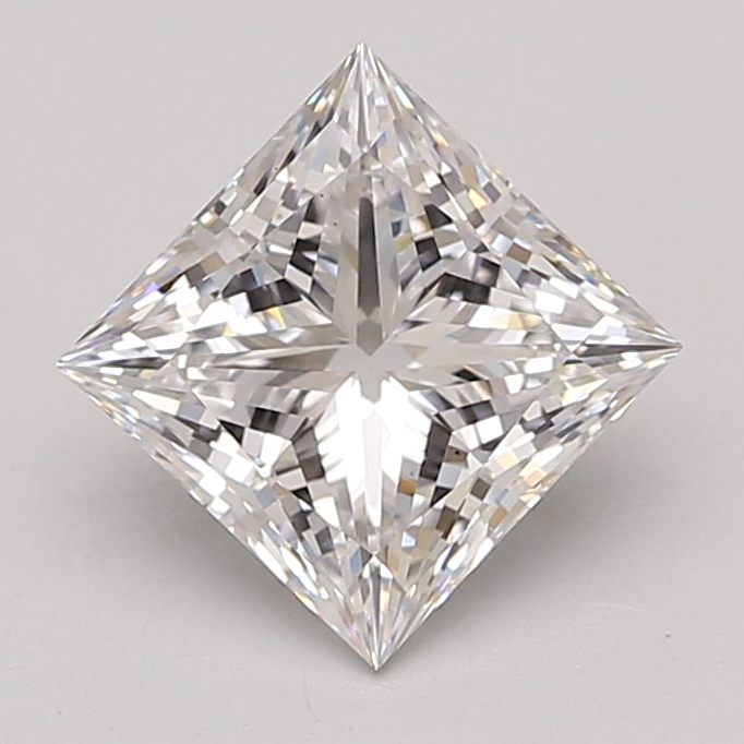 Lab Grown 2.47 Carat, E Colour, <br/>VS1 Clarity PRINCESS Diamond