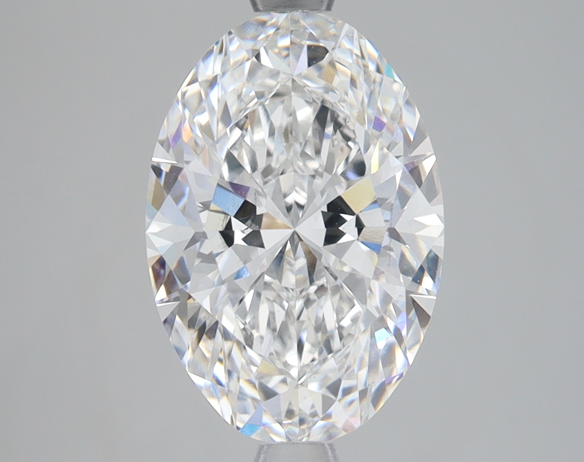 Lab Grown 3.09 Carat, E Colour, <br/>VS2 Clarity OVAL Diamond