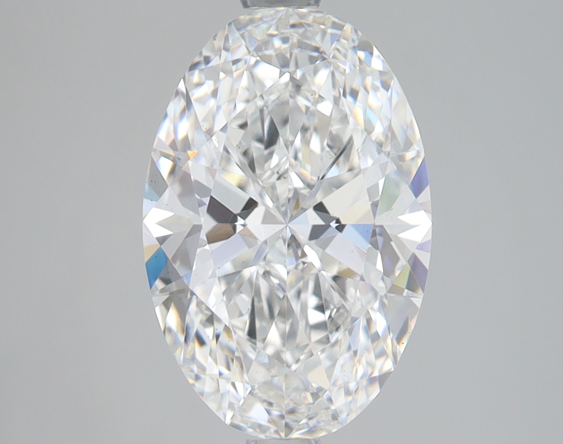 Lab Grown 3.09 Carat, E Colour, <br/>VS2 Clarity OVAL Diamond