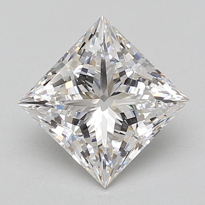 Lab Grown 2.77 Carat, E Colour, <br/>VS1 Clarity PRINCESS Diamond