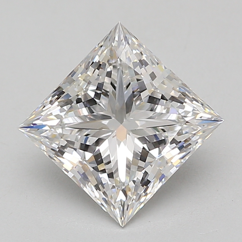Lab Grown 3.63 Carat, E Colour, <br/>VS1 Clarity PRINCESS Diamond