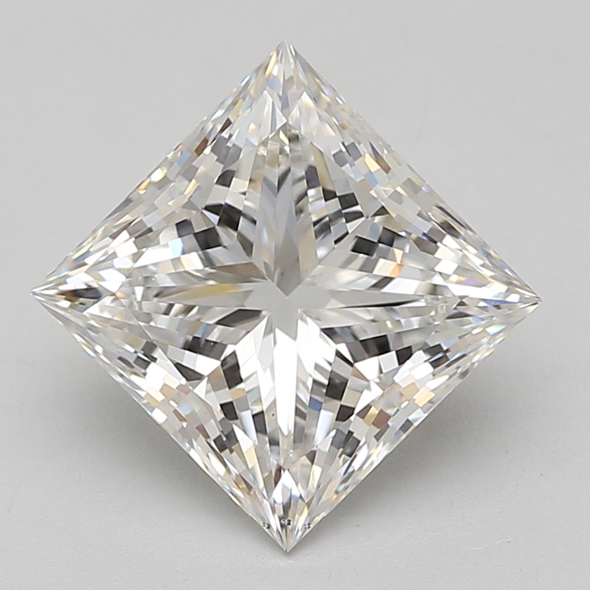 Lab Grown 5.01 Carat, E Colour, <br/>VS2 Clarity PRINCESS Diamond