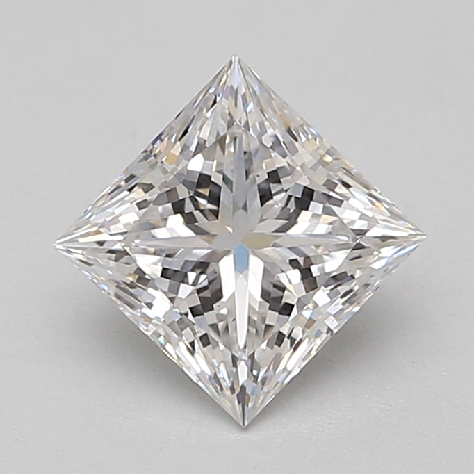 Lab Grown 2.06 Carat, E Colour, <br/>VS2 Clarity PRINCESS Diamond