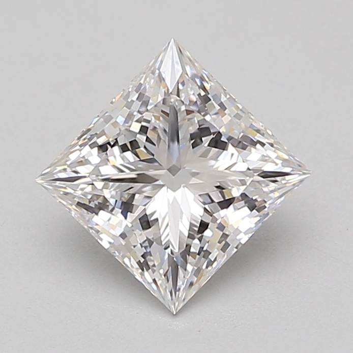 Lab Grown 2.08 Carat, E Colour, <br/>VS1 Clarity PRINCESS Diamond