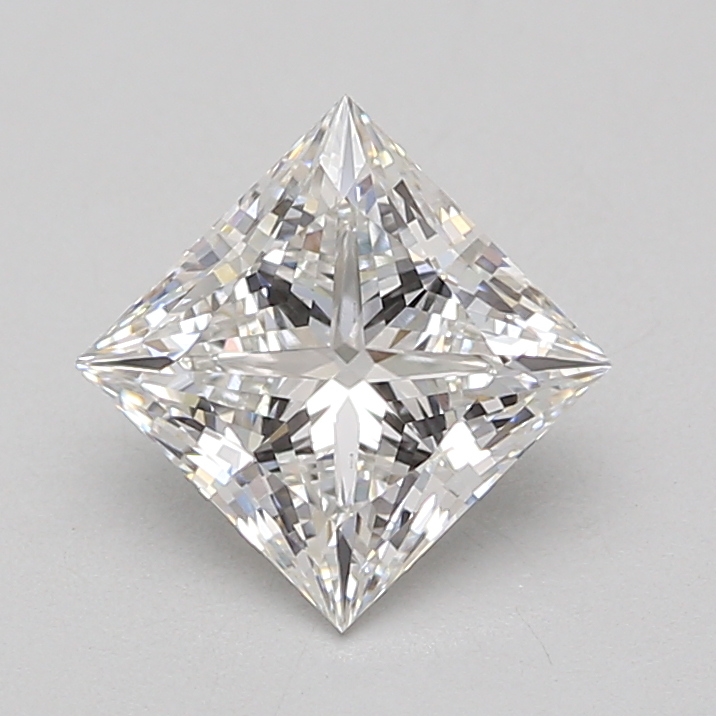 Lab Grown 2.08 Carat, E Colour, <br/>VS1 Clarity PRINCESS Diamond