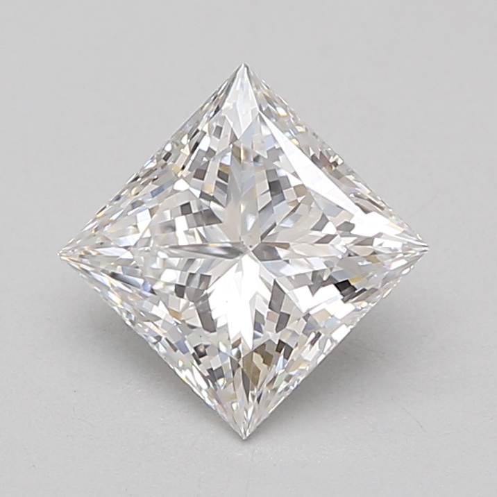 Lab Grown 2.05 Carat, D Colour, <br/>VS1 Clarity PRINCESS Diamond