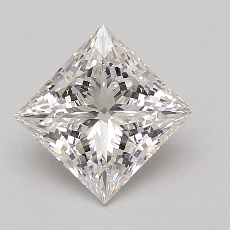 Lab Grown 3.04 Carat, E Colour, <br/>VS1 Clarity PRINCESS Diamond