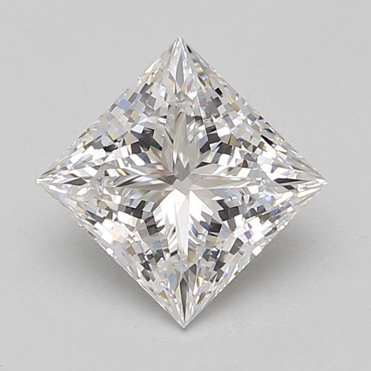 Lab Grown 2.52 Carat, D Colour, <br/>VS2 Clarity PRINCESS Diamond