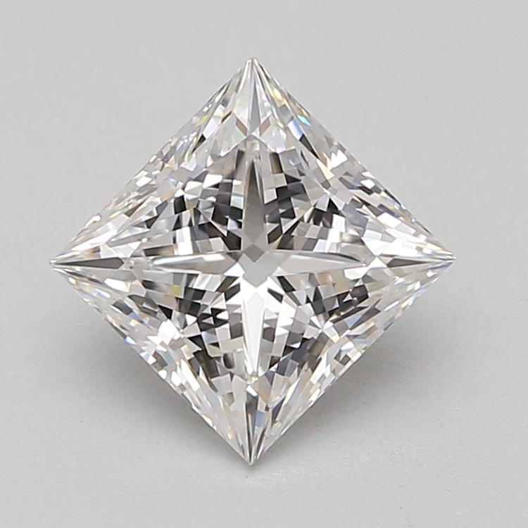 Lab Grown 2.56 Carat, E Colour, <br/>VS1 Clarity PRINCESS Diamond