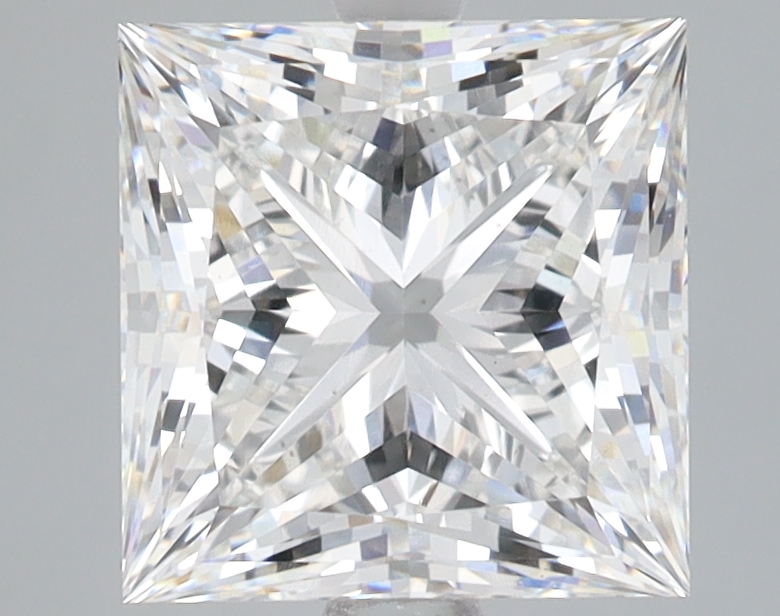 Lab Grown 3.07 Carat, E Colour, <br/>VS1 Clarity PRINCESS Diamond