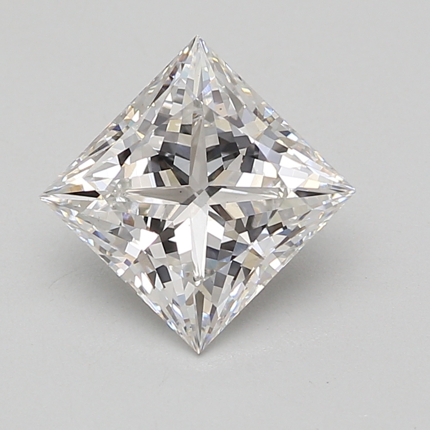 Lab Grown 3.09 Carat, E Colour, <br/>VS1 Clarity PRINCESS Diamond
