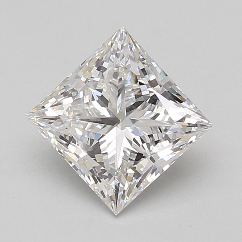 Lab Grown 3.05 Carat, E Colour, <br/>VS1 Clarity PRINCESS Diamond