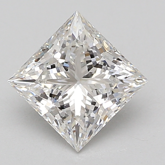 Lab Grown 2.07 Carat, E Colour, <br/>VS1 Clarity PRINCESS Diamond