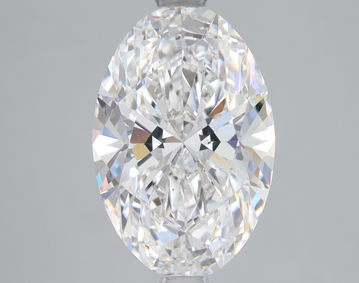 Lab Grown 3.02 Carat, E Colour, <br/>VS2 Clarity OVAL Diamond