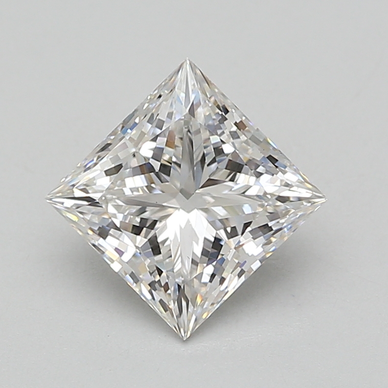 Lab Grown 2.53 Carat, E Colour, <br/>VS1 Clarity PRINCESS Diamond