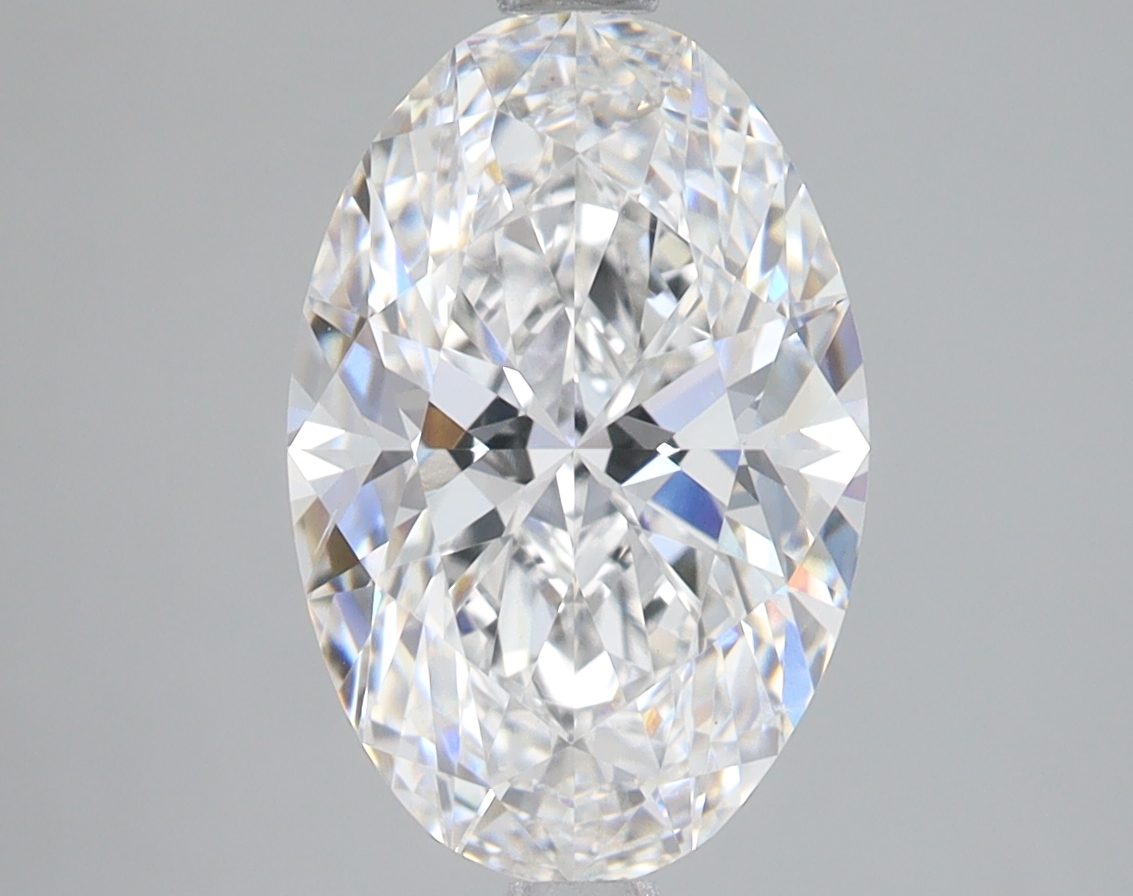 Lab Grown 3.03 Carat, E Colour, <br/>VS2 Clarity OVAL Diamond