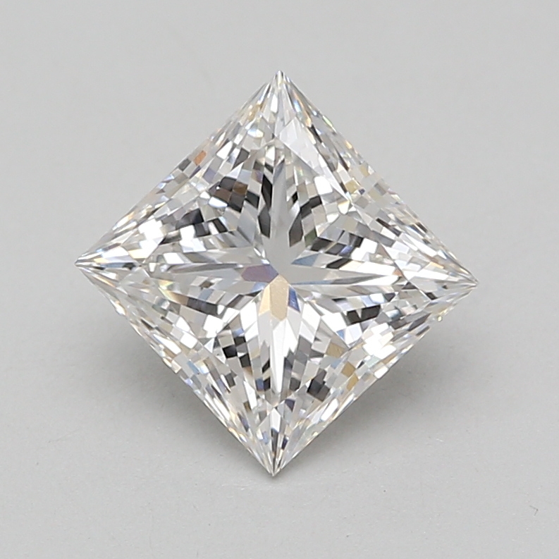 Lab Grown 2.53 Carat, E Colour, <br/>VS1 Clarity PRINCESS Diamond