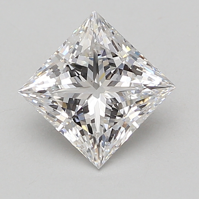 Lab Grown 2.09 Carat, E Colour, <br/>VS1 Clarity PRINCESS Diamond