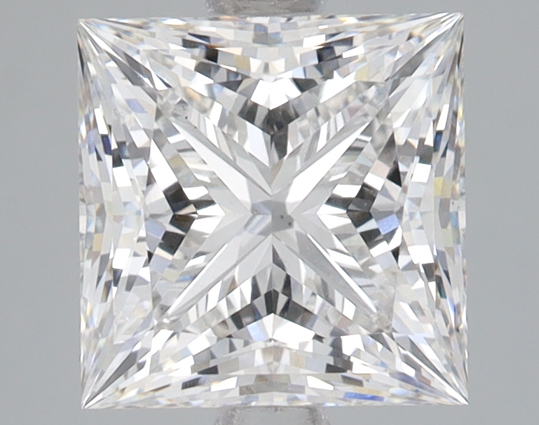 Lab Grown 2.77 Carat, E Colour, <br/>VS1 Clarity PRINCESS Diamond