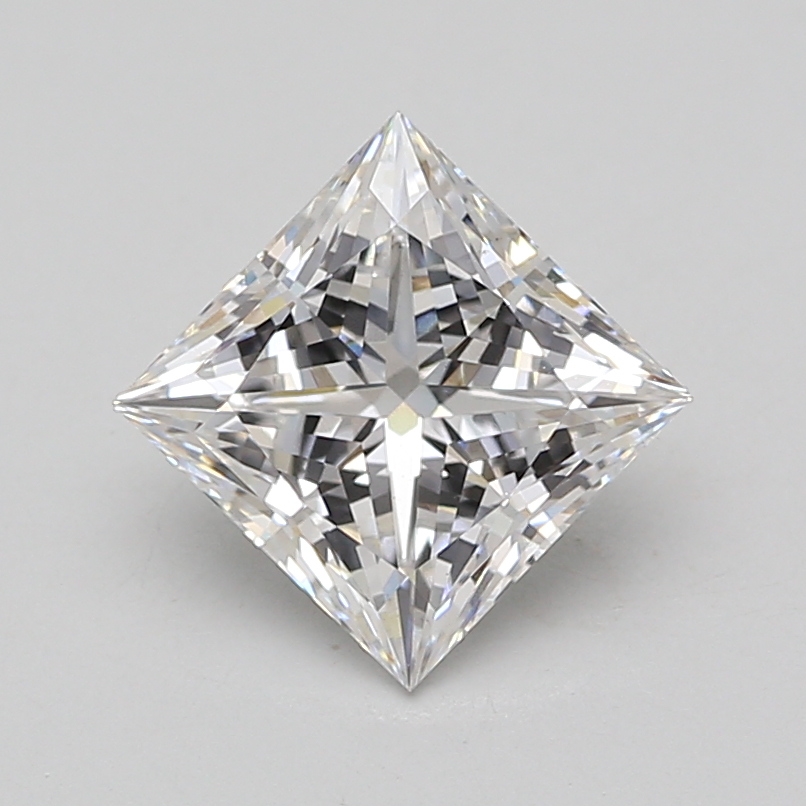 Lab Grown 2.57 Carat, E Colour, <br/>VS1 Clarity PRINCESS Diamond
