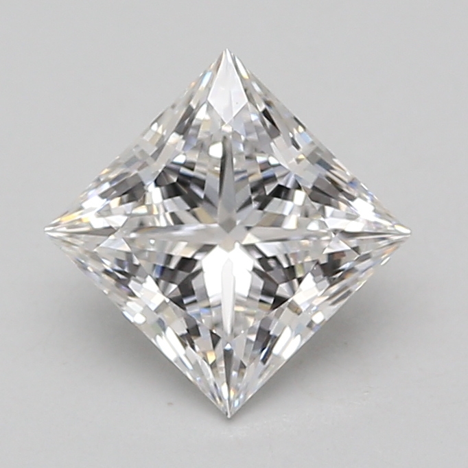 Lab Grown 2.08 Carat, E Colour, <br/>VS1 Clarity PRINCESS Diamond