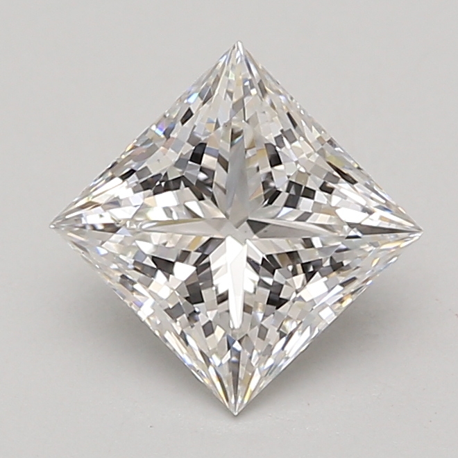 Lab Grown 2.08 Carat, E Colour, <br/>VS1 Clarity PRINCESS Diamond