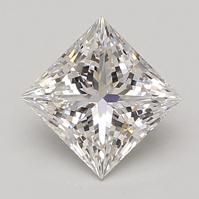 Lab Grown 2.08 Carat, E Colour, <br/>VS1 Clarity PRINCESS Diamond