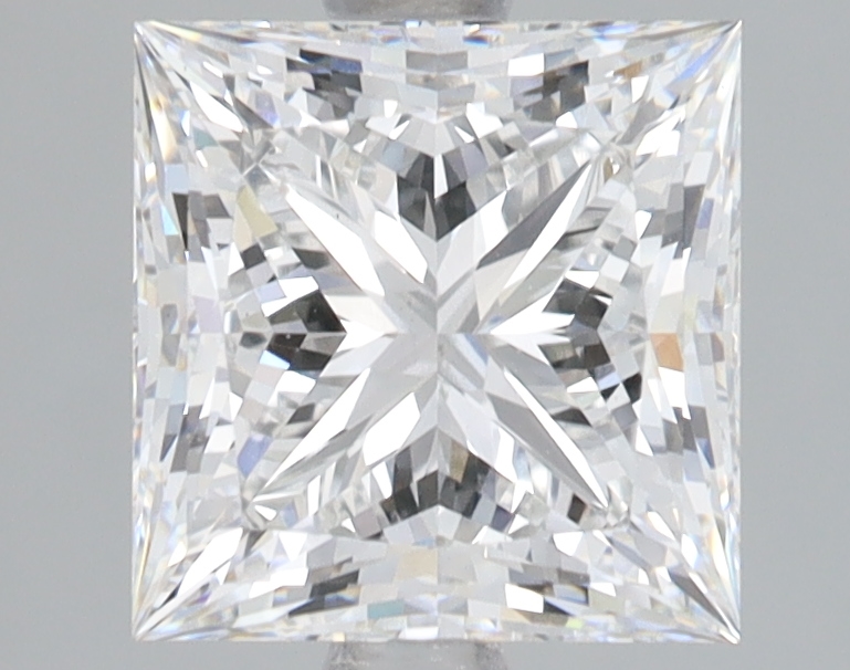 Lab Grown 2.71 Carat, E Colour, <br/>VS1 Clarity PRINCESS Diamond