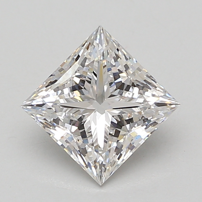 Lab Grown 2.08 Carat, E Colour, <br/>VS1 Clarity PRINCESS Diamond