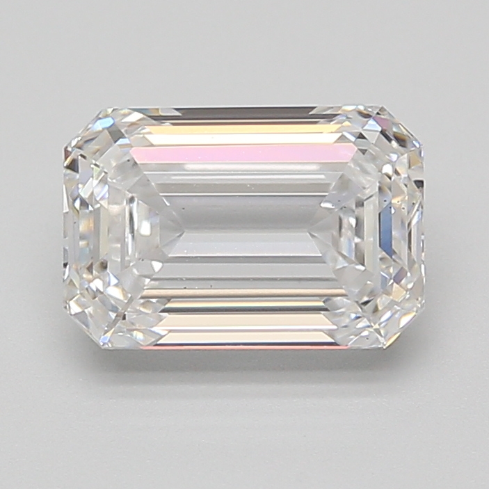 Lab Grown 2.75 Carat, D Colour, <br/>VS2 Clarity EMERALD Diamond