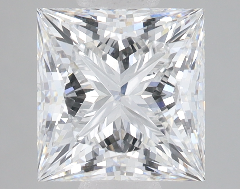 Lab Grown 2.92 Carat, E Colour, <br/>VS1 Clarity PRINCESS Diamond