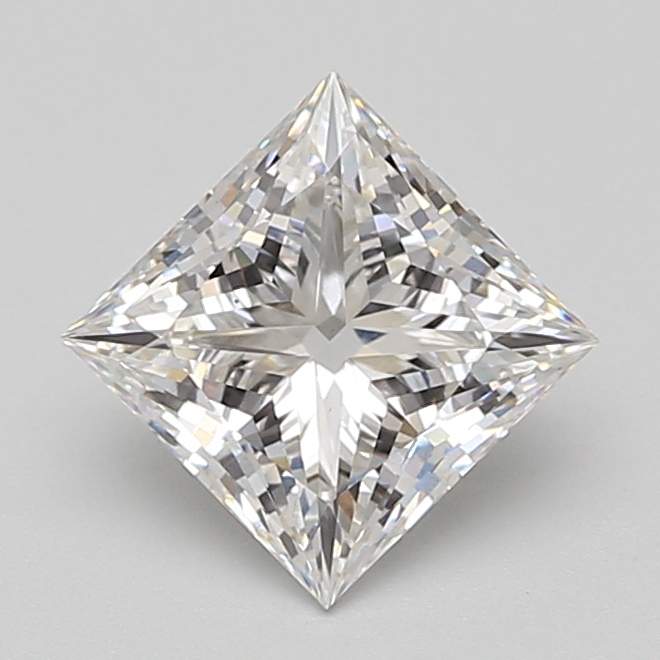 Lab Grown 2.04 Carat, E Colour, <br/>VS1 Clarity PRINCESS Diamond