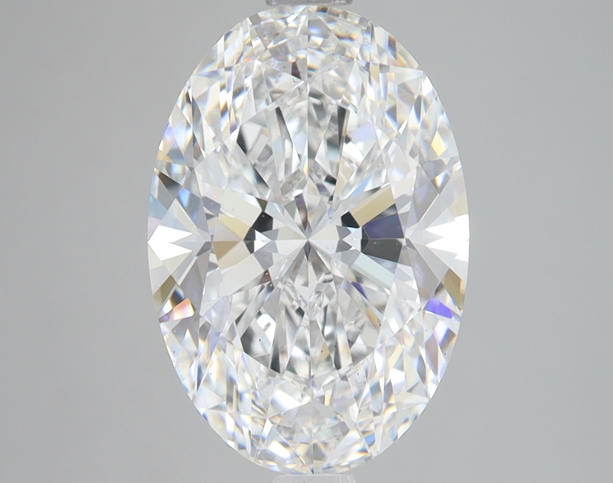 Lab Grown 4.02 Carat, E Colour, <br/>VS2 Clarity OVAL Diamond