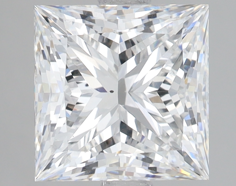 Lab Grown 3.09 Carat, E Colour, <br/>VS2 Clarity PRINCESS Diamond