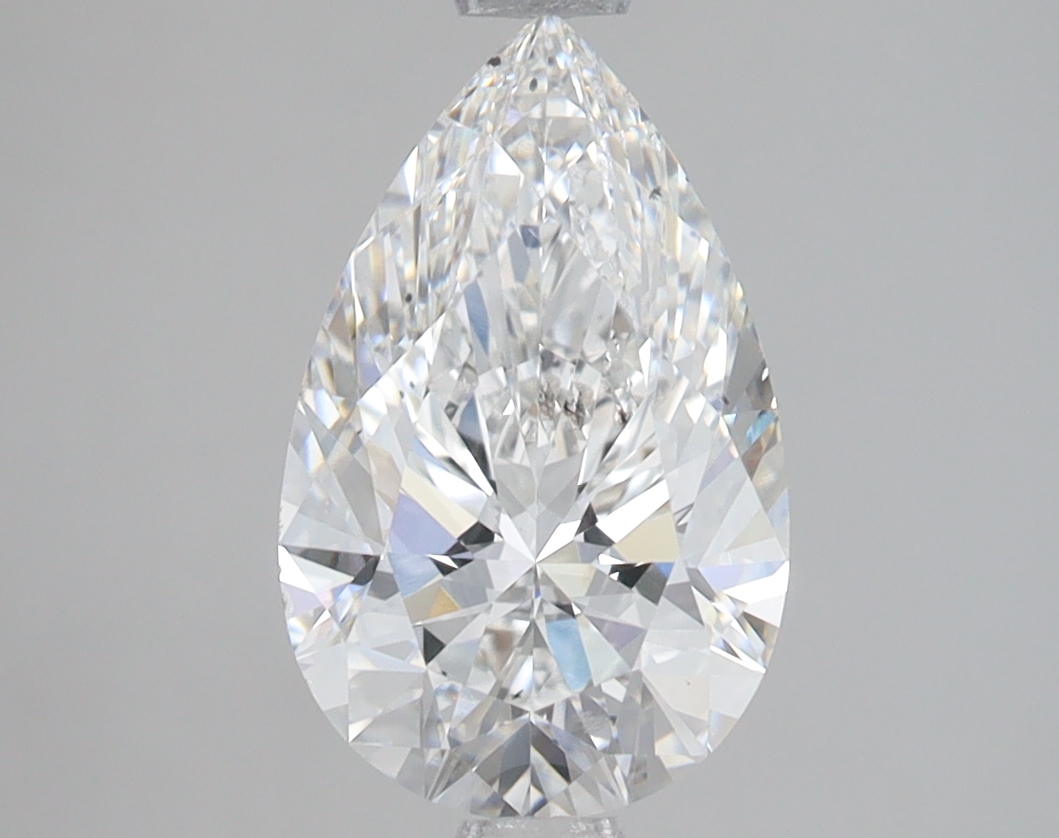 Lab Grown 2.01 Carat, E Colour, <br/>SI1 Clarity PEAR Diamond
