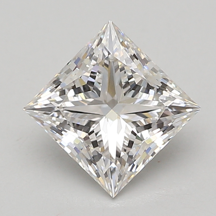 Lab Grown 2.51 Carat, E Colour, <br/>VS1 Clarity PRINCESS Diamond