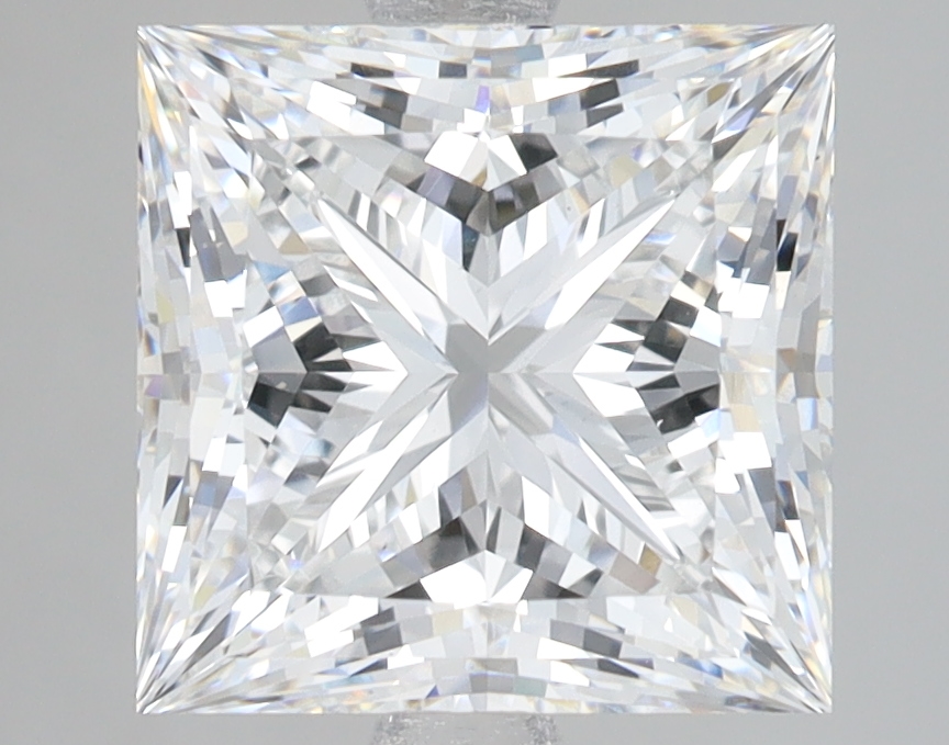 Lab Grown 4.01 Carat, E Colour, <br/>VS1 Clarity PRINCESS Diamond