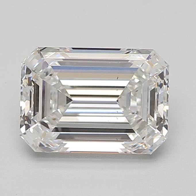 Lab Grown 2.7 Carat, D Colour, <br/>VS2 Clarity EMERALD Diamond