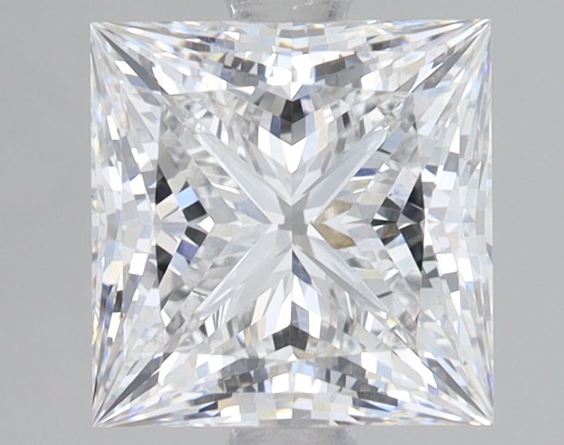 Lab Grown 2.94 Carat, E Colour, <br/>VS1 Clarity PRINCESS Diamond
