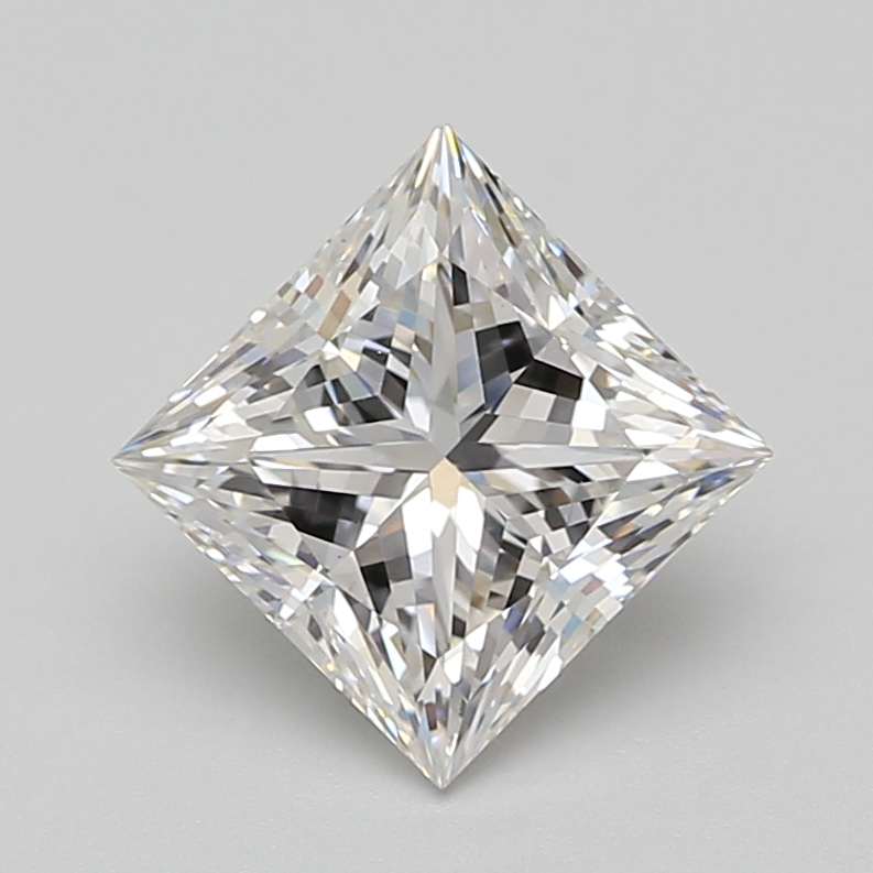 Lab Grown 2.97 Carat, E Colour, <br/>VS1 Clarity PRINCESS Diamond