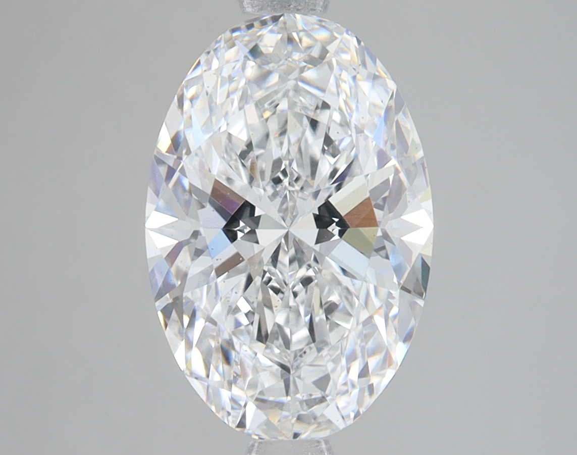Lab Grown 2.87 Carat, E Colour, <br/>VS2 Clarity OVAL Diamond