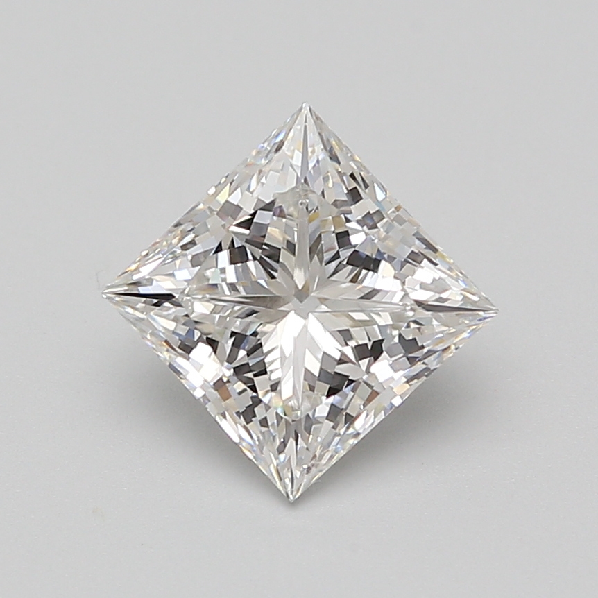 Lab Grown 2.58 Carat, E Colour, <br/>VS1 Clarity PRINCESS Diamond