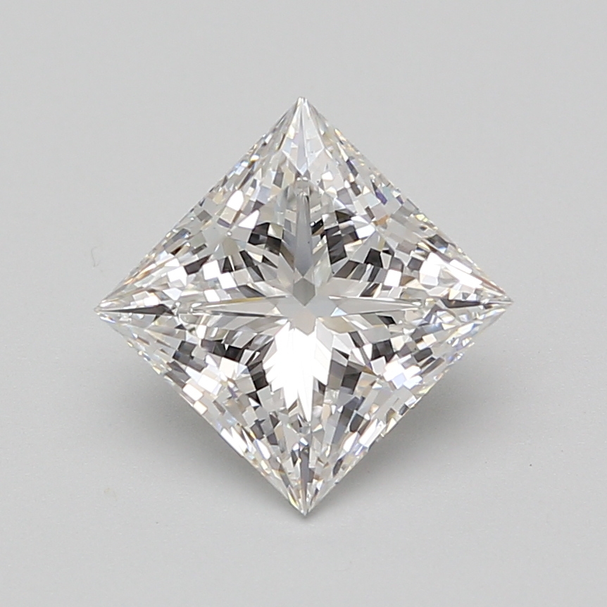 Lab Grown 2.79 Carat, E Colour, <br/>VS2 Clarity PRINCESS Diamond