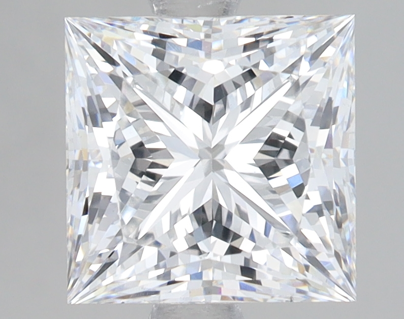 Lab Grown 3.06 Carat, E Colour, <br/>VS1 Clarity PRINCESS Diamond