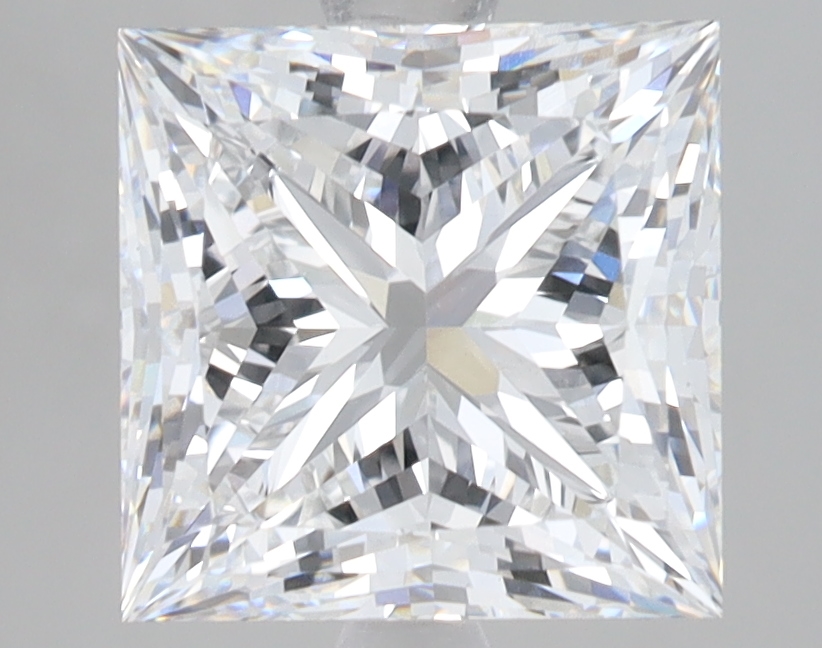 Lab Grown 3.54 Carat, E Colour, <br/>VS1 Clarity PRINCESS Diamond