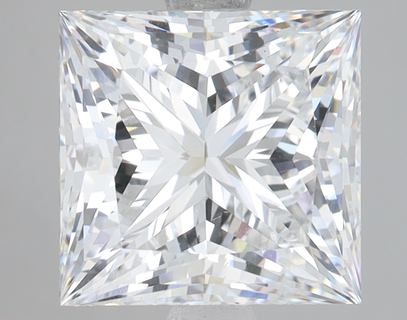 Lab Grown 3.54 Carat, E Colour, <br/>VS1 Clarity PRINCESS Diamond