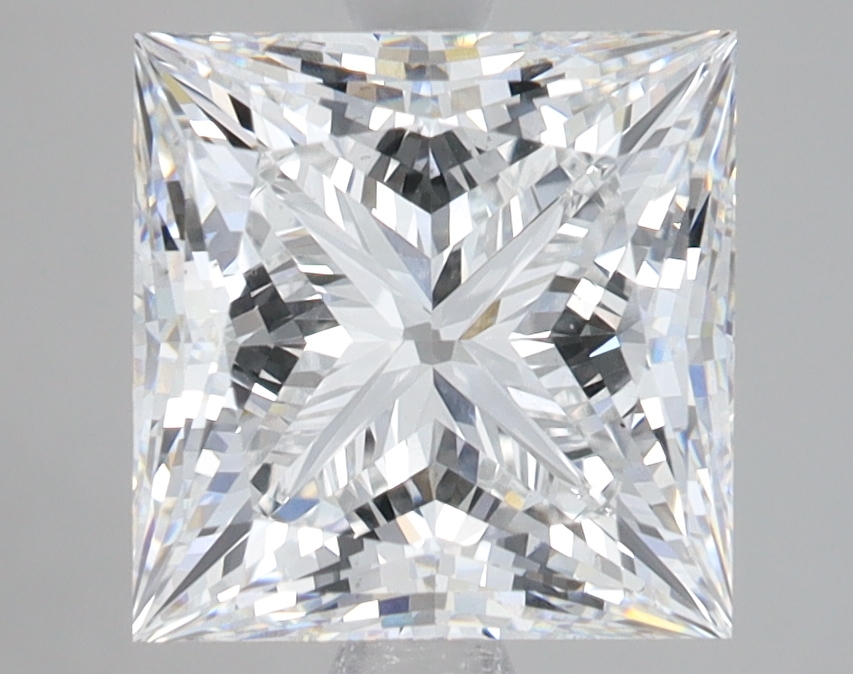 Lab Grown 3.52 Carat, E Colour, <br/>VS1 Clarity PRINCESS Diamond