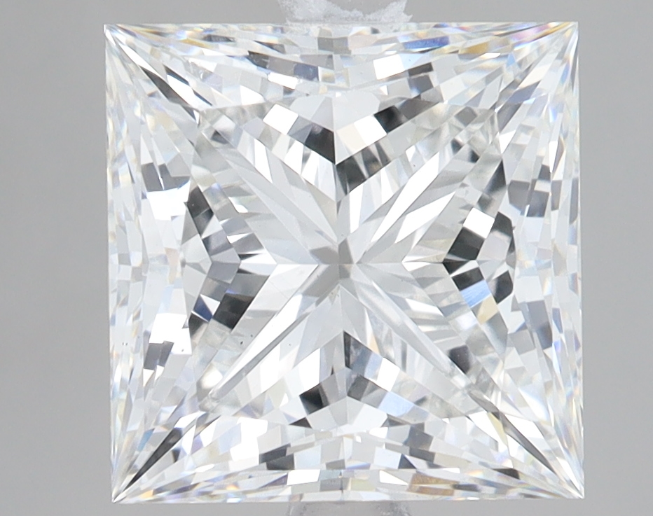 Lab Grown 5.04 Carat, E Colour, <br/>VS1 Clarity PRINCESS Diamond